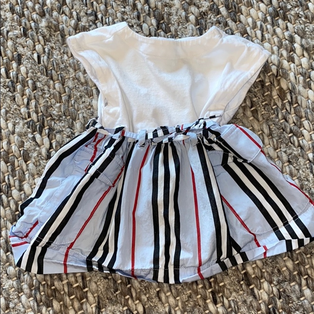 Burberry Kids Casual Dress - White, Black, Red